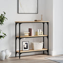 vidaXL sonoma tölgyfa konzolasztal 75 x 22,5 x 75 cm rétegelt fából