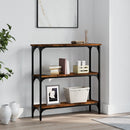 vidaXL füstös tölgy színű szerelt fa tálalóasztal 75x22,5x75 cm