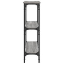 vidaXL szürke sonoma színű szerelt fa konzolasztal 75x22,5x75 cm