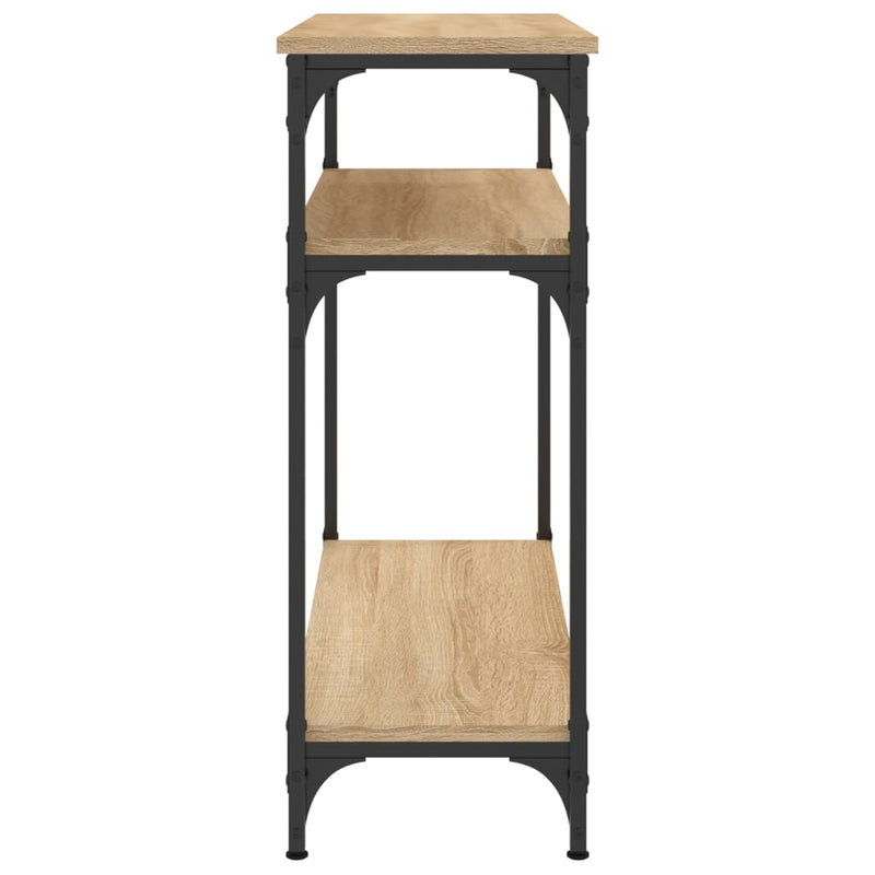 vidaXL sonoma tölgy színű szerelt fa dohányzóasztal 75x29x75 cm