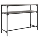 vidaXL szürke sonoma színű szerelt fa konzolasztal 100x35,5x75 cm