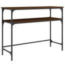 vidaXL barna tölgyszínű szerelt fa tálalóasztal 100x35,5x75 cm