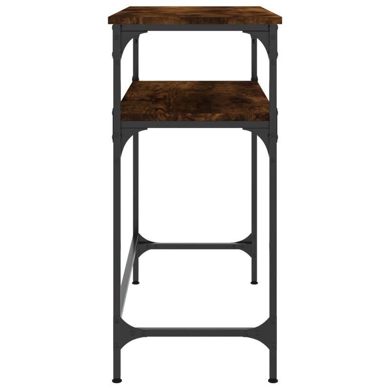 vidaXL füstös tölgy színű szerelt fa tálalóasztal 75x35,5x75 cm