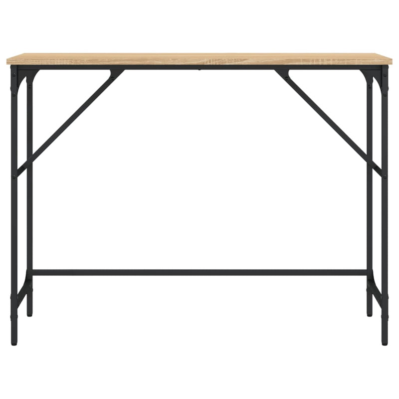 vidaXL sonoma tölgy színű szerelt fa dohányzóasztal 100x32x75 cm