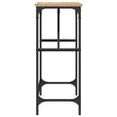 vidaXL sonoma tölgy színű szerelt fa dohányzóasztal 100x32x75 cm