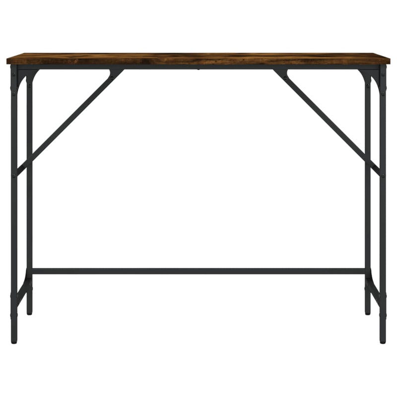 vidaXL füstös tölgy színű szerelt fa tálalóasztal 100x32x75 cm