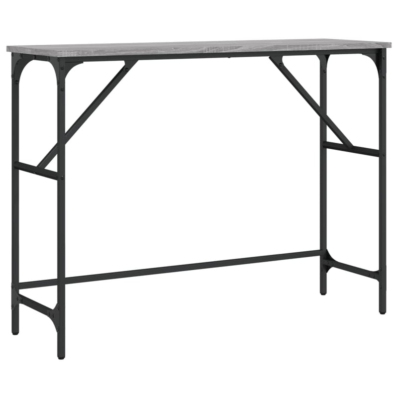 vidaXL szürke sonoma színű szerelt fa tálalóasztal 100x32x75 cm