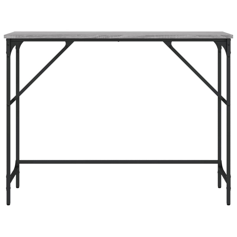 vidaXL szürke sonoma színű szerelt fa tálalóasztal 100x32x75 cm