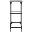 vidaXL szürke sonoma színű szerelt fa tálalóasztal 100x32x75 cm