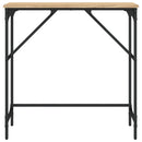 vidaXL sonoma tölgy színű szerelt fa dohányzóasztal 75x32x75 cm