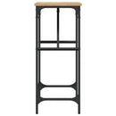 vidaXL sonoma tölgy színű szerelt fa dohányzóasztal 75x32x75 cm