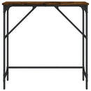 vidaXL füstös tölgy színű szerelt fa tálalóasztal 75x32x75 cm