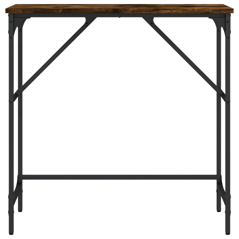 vidaXL füstös tölgy színű szerelt fa tálalóasztal 75x32x75 cm