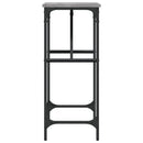 vidaXL szürke sonoma színű szerelt fa konzolasztal 75x32x75 cm