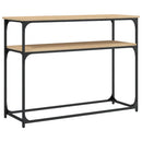 vidaXL sonoma tölgy színű szerelt fa dohányzóasztal 100x35,5x75 cm