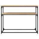 vidaXL sonoma tölgy színű szerelt fa dohányzóasztal 100x35,5x75 cm