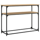 vidaXL sonoma tölgy színű szerelt fa dohányzóasztal 100x35,5x75 cm