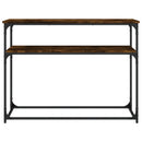 vidaXL füstös tölgy színű szerelt fa tálalóasztal 100x35,5x75 cm