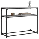vidaXL szürke sonoma színű szerelt fa tálalóasztal 100x35,5x75 cm