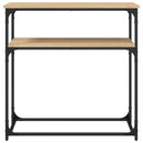 vidaXL sonoma tölgy színű szerelt fa dohányzóasztal 75x35,5x75 cm