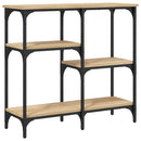 vidaXL sonoma tölgyfa konzolasztal 80 x 29 x 75 cm