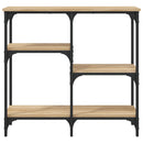 vidaXL sonoma tölgyfa konzolasztal 80 x 29 x 75 cm