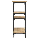 vidaXL sonoma tölgyfa konzolasztal 80 x 29 x 75 cm