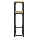 vidaXL sonoma tölgy színű szerelt fa dohányzóasztal 145x22,5x75 cm