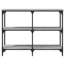 vidaXL szürke sonoma színű szerelt fa tálalóasztal 100x29x75 cm