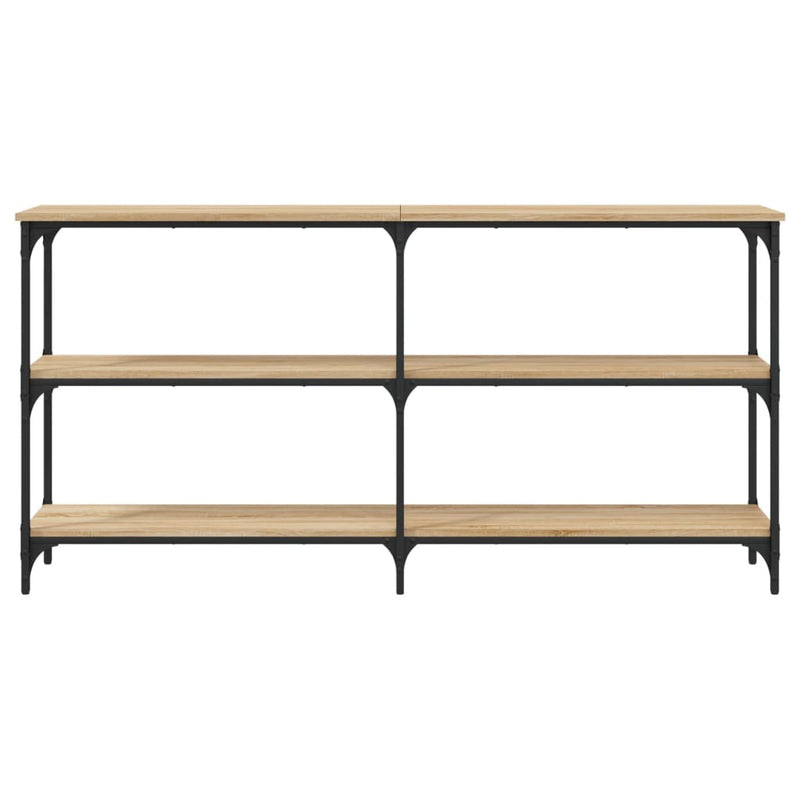 vidaXL sonoma tölgy színű szerelt fa dohányzóasztal 150 x 29 x 75 cm