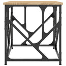 vidaXL sonoma tölgy színű szerelt fa dohányzóasztal 45x45x47,5 cm