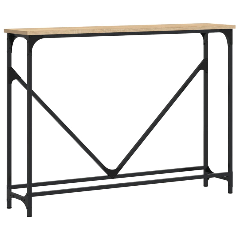 vidaXL sonoma tölgy színű szerelt fa dohányzóasztal 102x22,5x75 cm