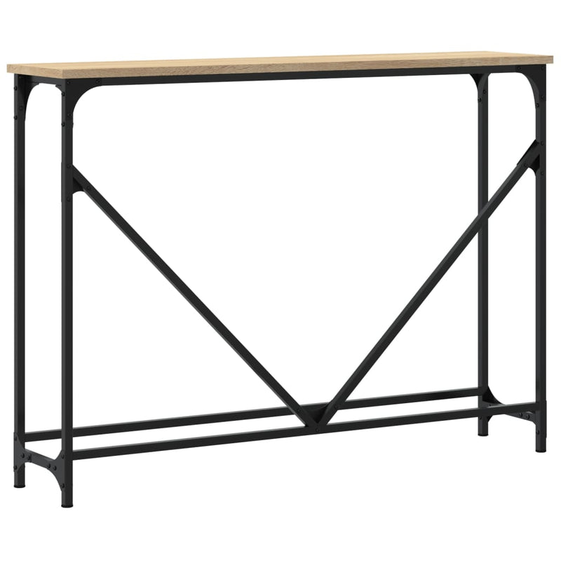 vidaXL sonoma tölgy színű szerelt fa dohányzóasztal 102x22,5x75 cm
