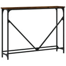 vidaXL füstös tölgy színű szerelt fa tálalóasztal 102x22,5x75 cm