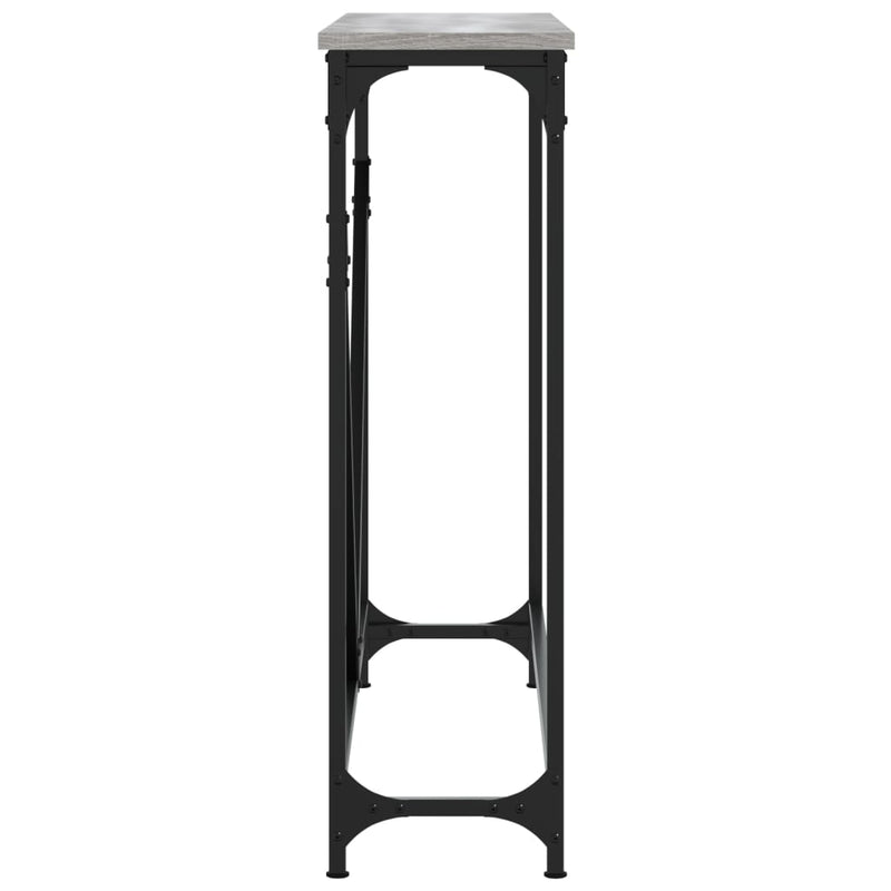 vidaXL szürke sonoma színű szerelt fa tálalóasztal 102x22,5x75 cm