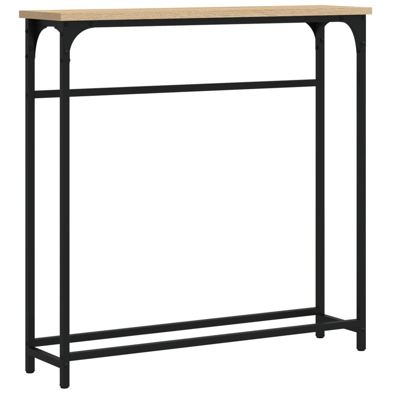 vidaXL sonoma tölgy színű szerelt fa dohányzóasztal 75x19,5x75 cm