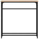 vidaXL sonoma tölgyfa konzolasztal 75 x 19,5 x 75 cm rétegelt fából