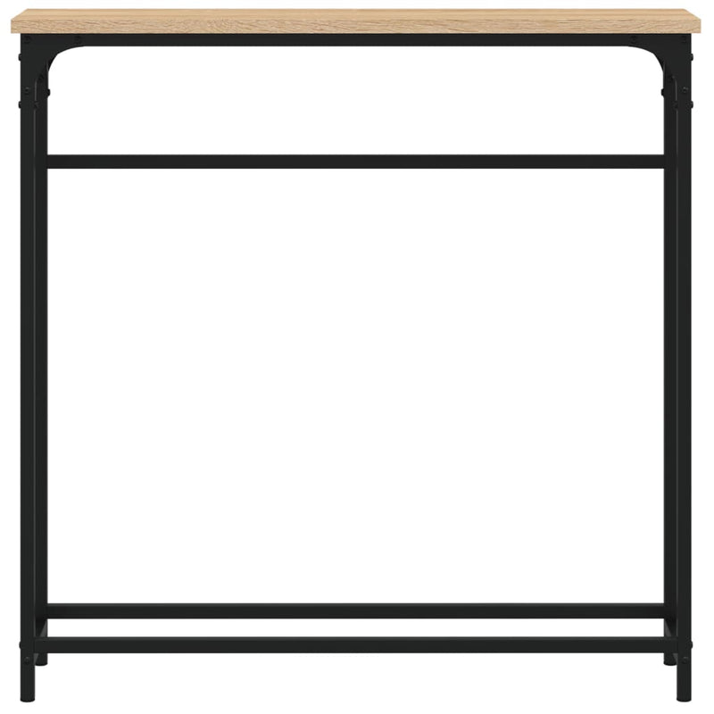 vidaXL sonoma tölgy színű szerelt fa dohányzóasztal 75x19,5x75 cm