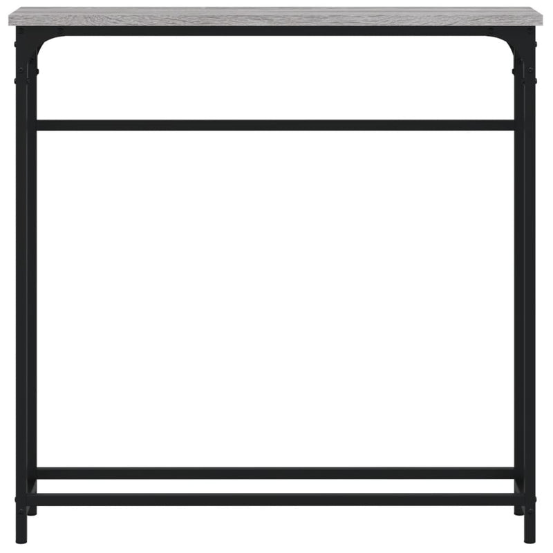 vidaXL szürke sonoma színű szerelt fa konzolasztal 75x19,5x75 cm