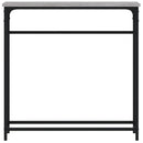 vidaXL szürke sonoma színű szerelt fa konzolasztal 75x19,5x75 cm