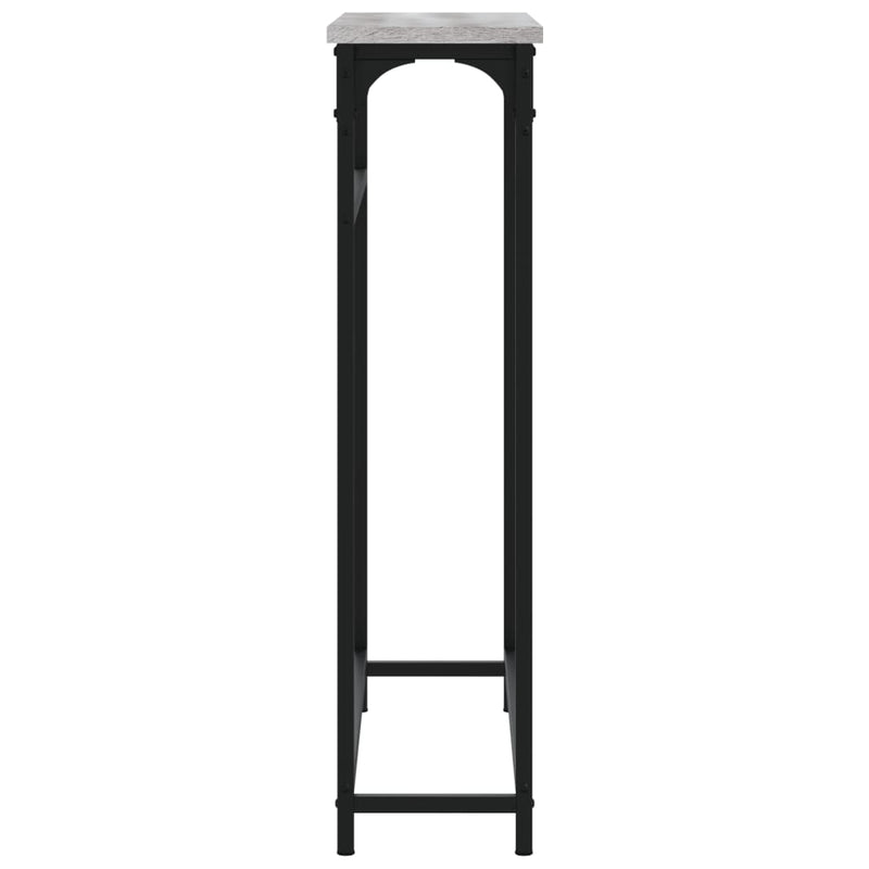 vidaXL szürke sonoma színű szerelt fa konzolasztal 75x19,5x75 cm
