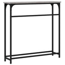 vidaXL szürke sonoma színű szerelt fa konzolasztal 75x19,5x75 cm