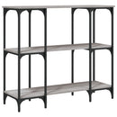 vidaXL szürke sonoma színű szerelt fa tálalóasztal 102x35x90 cm