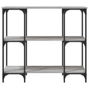 vidaXL szürke sonoma színű szerelt fa tálalóasztal 102x35x90 cm
