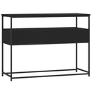 vidaXL fekete szerelt fa tálalóasztal 100x40x75 cm