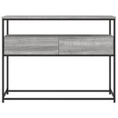 vidaXL szürke sonoma szerelt fa tálalóasztal 100x40x75 cm