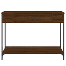 vidaXL barna tölgyszínű szerelt fa tálalóasztal 100 x 34,5 x 75 cm