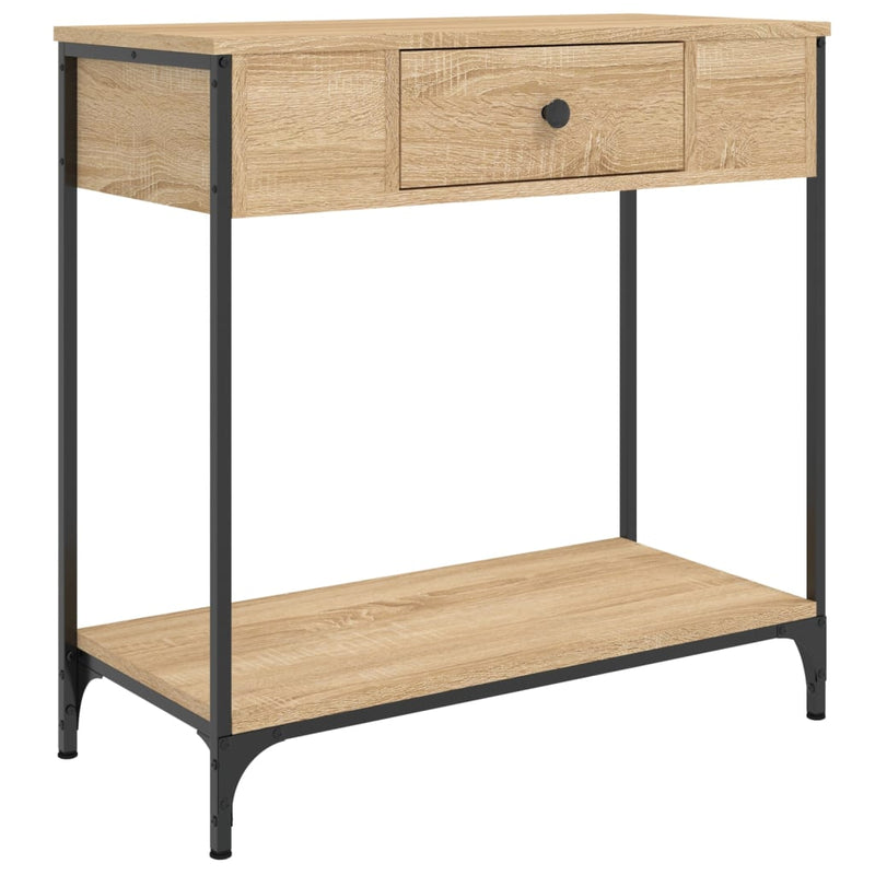 vidaXL sonoma tölgy színű szerelt fa dohányzóasztal 75 x 34,5 x 75 cm