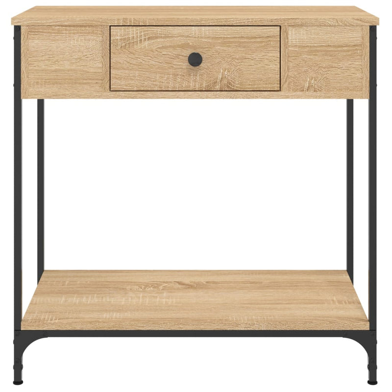 vidaXL sonoma tölgy színű szerelt fa dohányzóasztal 75 x 34,5 x 75 cm
