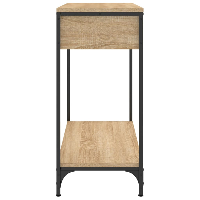vidaXL sonoma tölgy színű szerelt fa dohányzóasztal 75 x 34,5 x 75 cm